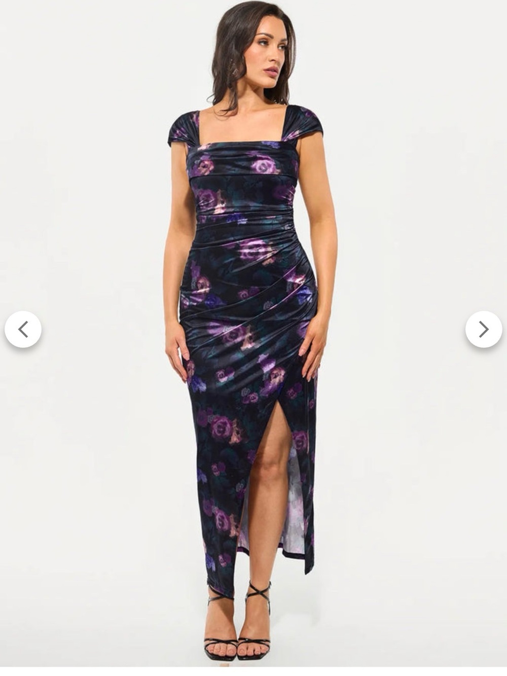 Shapewear Ruched maxi sculpting Dress